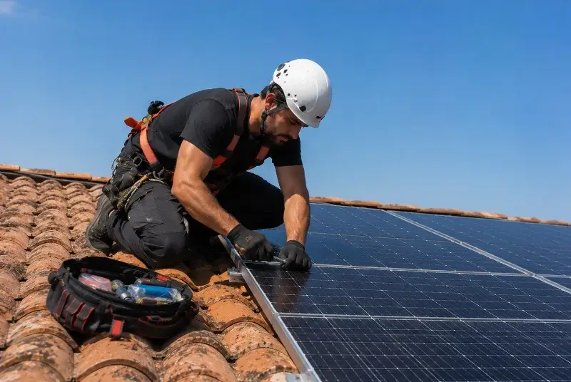 Maintenance et monitoring de panneaux solaires à Miramas