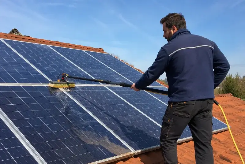 Nettoyage et entretien de panneaux solaires à Miramas
